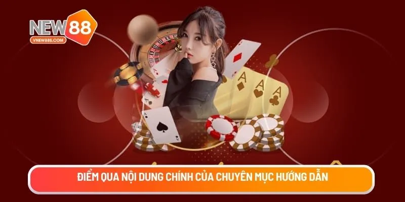 Điểm qua nội dung chính của chuyên mục hướng dẫn