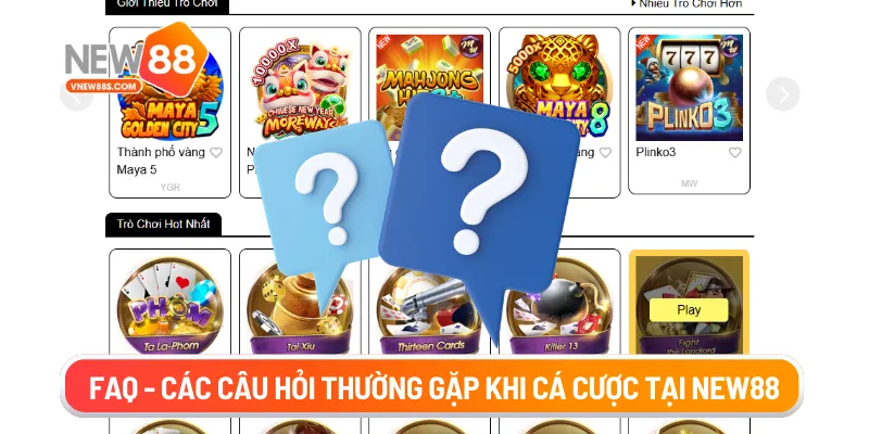 FAQ - Các câu hỏi thường gặp khi cá cược tại New88