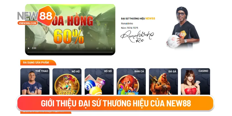 Giới thiệu đại sứ thương hiệu của New88