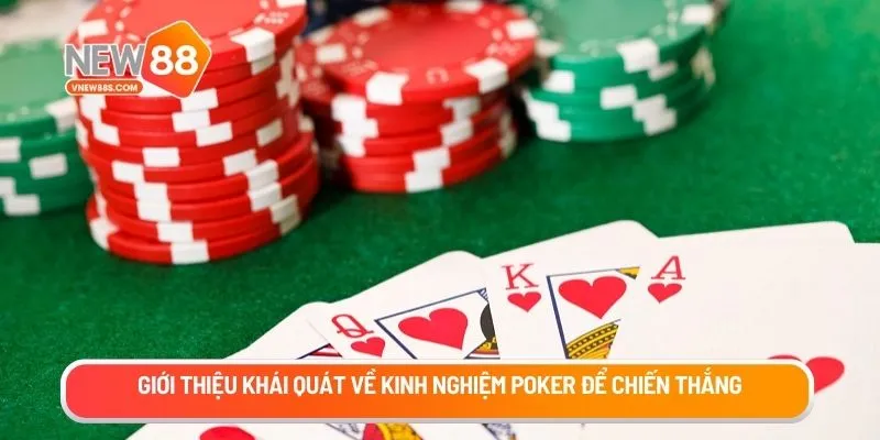Giới thiệu khái quát về kinh nghiệm Poker để chiến thắng