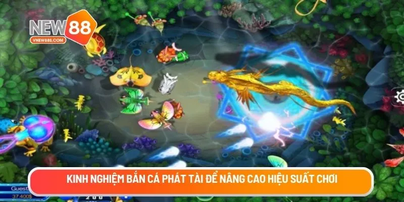 Kinh nghiệm bắn cá phát tài để nâng cao hiệu suất chơi