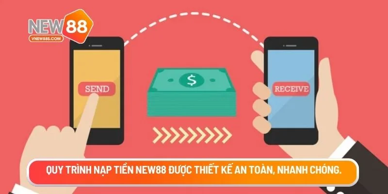 Quy trình nạp tiền New88 được thiết kế an toàn, nhanh chóng