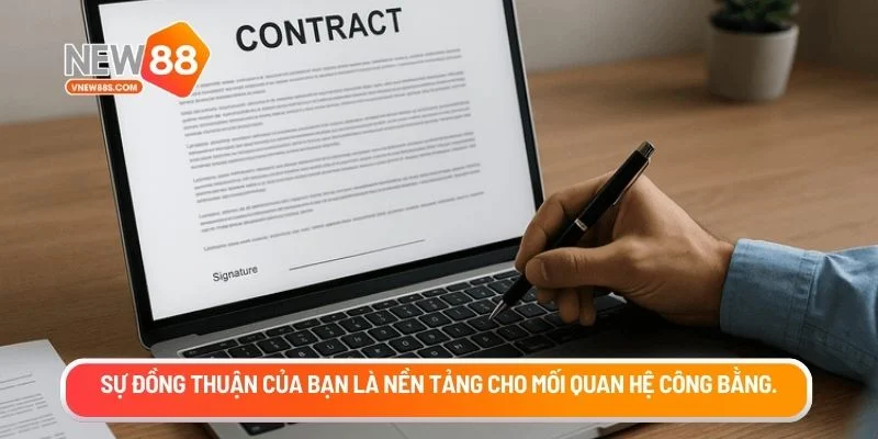Sự đồng thuận của bạn là nền tảng cho mối quan hệ công bằng